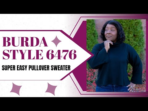 Burda Style 6476 Super Easy Weekend Project