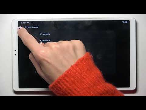 How to Change Screen Timeout on Samsung Galaxy Tab A7 Lite?