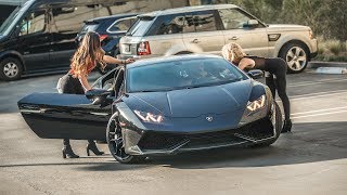 PICKING UP UBER RIDERS IN A LAMBORGHINI HURACAN PRANK! | HoomanTV