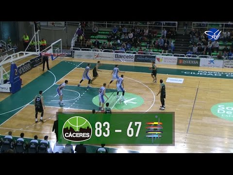 Resumen: Cáceres Patrimonio de la Humanidad - Marín Peixegalego [LEB Oro 16/17]