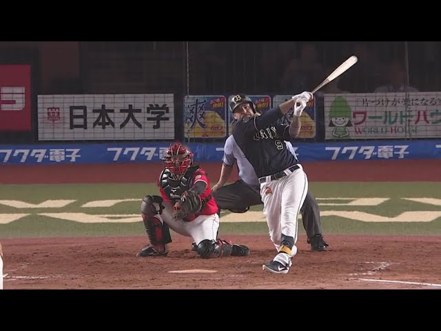 【3回表】気迫のヘッドスライディング!! バファローズ・ロメロのタイムリー2ベースヒット!!  2019/8/1 M-B