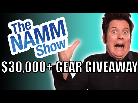 HUGE $30,000+ Gear Giveaway at NAMM 2022