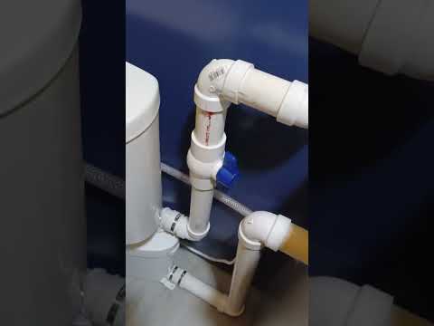Easy Bathroom Install for Garage or Basement ( No Main Drain Required or Water Main. )