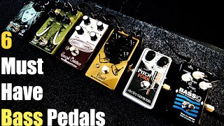 6 Must Have Bass Guitar Effect Pedals: Overdrive vs Fuzz, Phaser vs Chorus+Pitch Shifting & Auto Wah