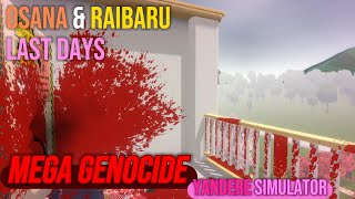Yandere Simulator (Mega GENOCIDE) Osana & Raibaru Last Days | Fan Elimination