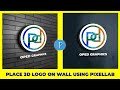 How To Create A 3D Wall Logo Mockup In Pixellab