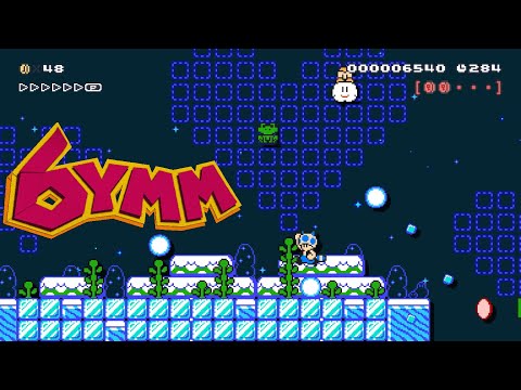 [6YMM] Frostfrog Frolic by Pinktops - Super Mario Maker 2
