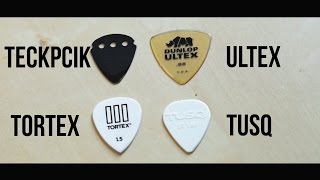 Video thumbnail for Teckpick vs Ultex vs Tortex vs TUSQ - Tone Comparison by Matt Trojak