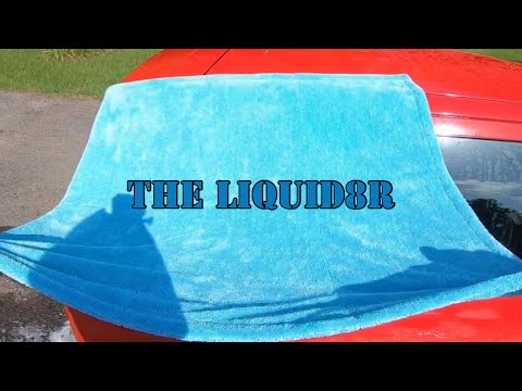 Полотенце для сушки авто The Rag Company The Liquid8r, 91x64 cm 1100 GSM микрофибра состав 70/30 - фото 3 - id-p2416629142