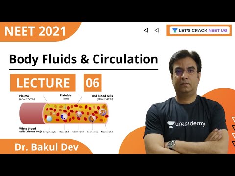 L6: Body Fluids & Circulation | NEET Biology | जोश | NEET 2021 | Dr. Bakul Dev