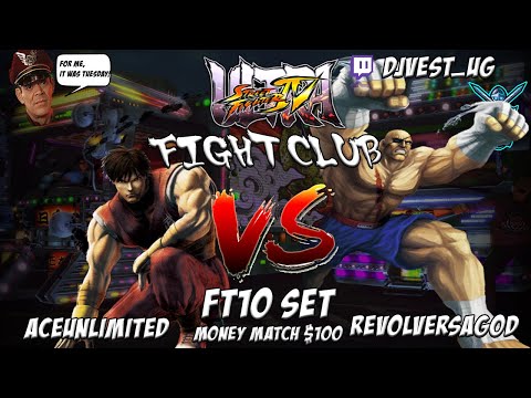 USF4 Fight Club - AceUnlimited VS RevolverSaGod FT10 Set Money Match ($100)