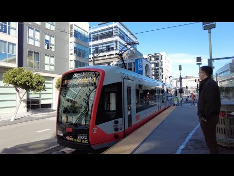 [4K] San Francisco Scenic Ride: Muni Metro Subway T from 4th & King to Chinatown Central Station