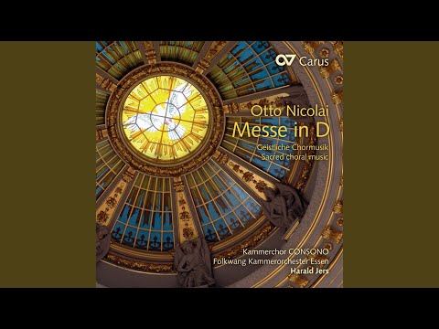 Nicolai: Mass No. 1 in D Major - IV. Sanctus
