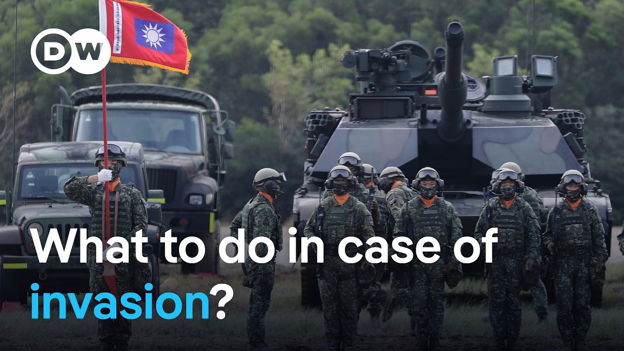What is Taiwan telling its citizens about a military invasion in new handbook? | DW News