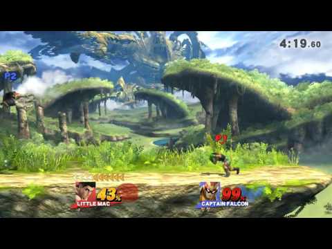 Super Smash Bros Wii U Online Battle Little Mac vs. Captain Falcon