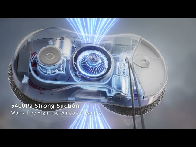 Vidéo teaser pour HUTT DDC55PRO Fensterputzroboter | Smarte Fensterreinigung