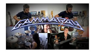 Gamma Ray - Tribute to The Past (Full Band Cover) (Split Screen)