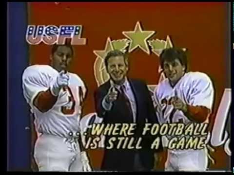 USFL Promo  Herschel Walker, Doug Flutie and Commissioner Harry L Usher
