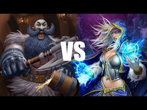 (Hearthstone) Patron Warrior VS Freeze Mage