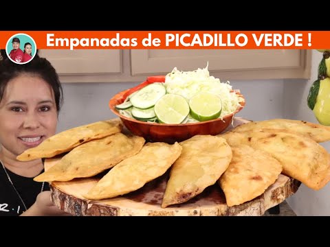 Empanadas de Picadillo Verde 😱 **DELICIOSAS Y CRUJIENTES**😋