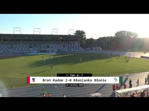 Skrót meczu | Broń Radom 2-0 Błonianka Błonie | 15.08.2020