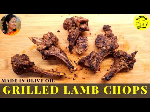 Grilled Lamb Chops | Sizzling Grilled Chops | Continental Lamb Chops Recipe | Mexican Hot Sauce