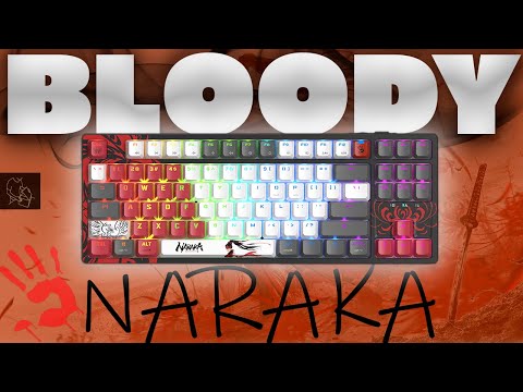 A4Tech Bloody WS87 BLMS Linear switch RGB USB Wireless RU Naraka A4Tech Bloody WS87 BLMS Linear switch RGB USB Wireless RU Naraka