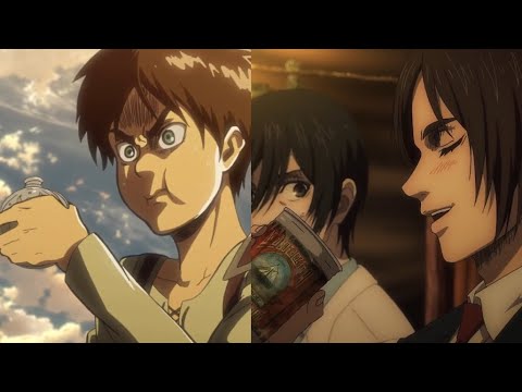 Eren drinking then and now