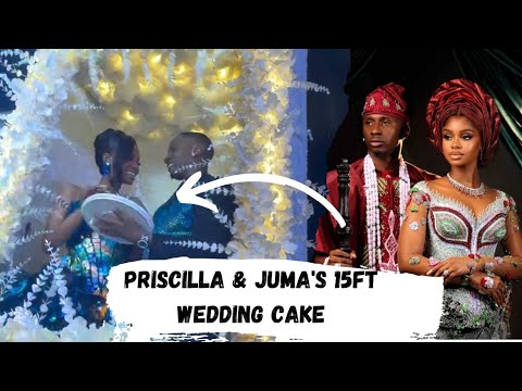 They Came Out Of A Wedding Cake! Priscilla & Juma Made An Entrance!