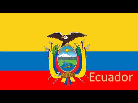 Flags of South America Animation.