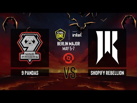 Dota2 - 9 Pandas vs Shopify Rebellion - Game 1 - ESL One Berlin 2023 - Playoffs
