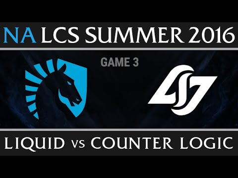 Liquid vs CLG Game 3 Highlights - NA LCS Week 2 Summer 2016 - TL vs CLG G3