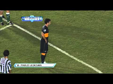 Gol de Ledesma. Boca 2 - Excursionistas 0. Copa Argentina 2012/13. FPT