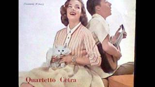 Kadr z teledysku La leggenda del lilion tekst piosenki Quartetto Cetra