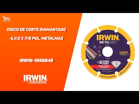 Disco de Corte Diamantado MetalMax 9 Pol. - Video