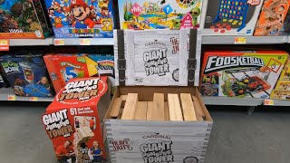 GIANT JUMBLING TOWER PARTY GAME WITH 51 WOOD BLOCK