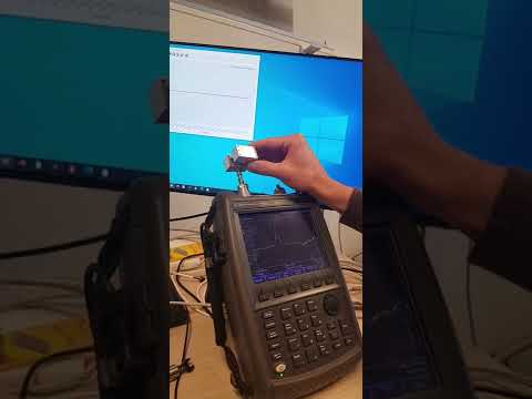 In the lab with Gary: under and over coupled microwave resonators measured on a VNA