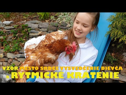 Zia Deer - rytmické krátenie - podstatné mená stredného rodu vzor mesto, srdce, vysvedčenie, dievča