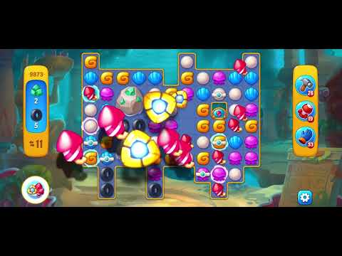 Fishdom Gameplay Level 9873 - No Booster