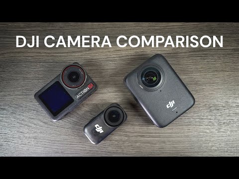 DJI Camera Comparison - DJI Nano vs. DJI Osmo Action 5 Pro vs. DJI Osmo 360