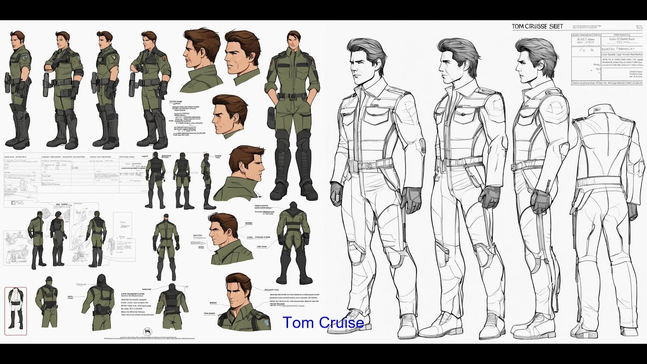 【FREE Prompt】SDXL AI Arts (55)： Character Design Sheet