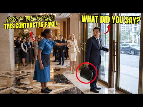 Chinese Investor Walks Out of $1B Hotel Deal — Until Black Maid Opens Her Mouth and Saves It All