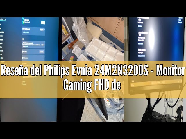 Vídeo relacionado con Philips Evnia 24M2N3200NF - Monitor para Juegos Full HD de 24 Pulgadas, 144 Hz, 1 ms MPRT, FreeSync, compatibilidad con G-Sync (1920 x 1080, HDMI 2.0, DisplayPort 1.4) Negro