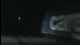 preview picture of video 'Night Freight Trains Transit in Camnago Lentate - 2010 October, 6'