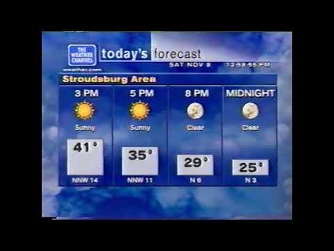 WeatherSTAR XL - 11/8/2003, 12:58PM - No Report Available Everywhere