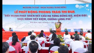 Thủ tướng Chính phủ phát động Phong trào thi đua "Đẩy mạnh phát triển kết cấu hạ tầng đồng bộ, hiện đại; thực hành tiết kiệm, chống lãng phí" tại xã Quang Sơn