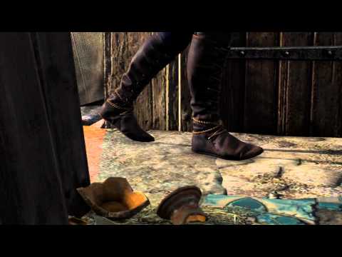 Geralt finds Cirilla in the dwarves cabin