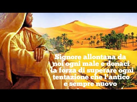 Celebrazione eucaristica della prima domenica di quaresima del 21/02/2021