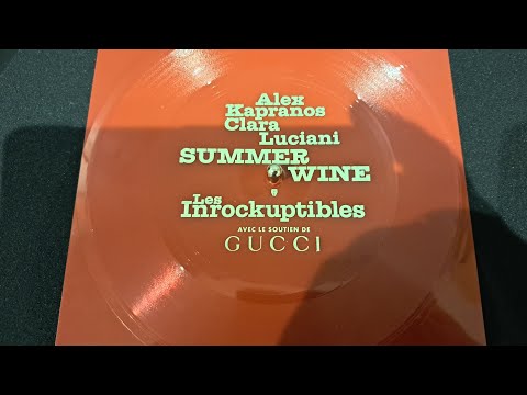 Alex Kapranos/Clara Luciani Summer Wine (Vinyle Souple 45 Tours Rouge Transparent) 2022