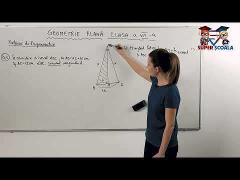 Clasa a VII-a - Noțiuni de trigonometrie in triunghiul dreptunghic - P7